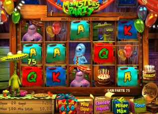 Slot de casino gratuit Monsters Party